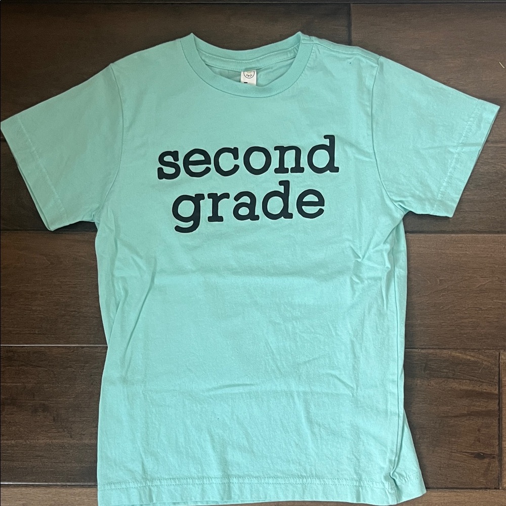 Aqua Second Grade Kids T-Shirt